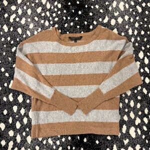 BCBGMaxAzria “Camille” Camel Ribbed Dolman Sleeve Sweater XS Cashmere/Wool Blend